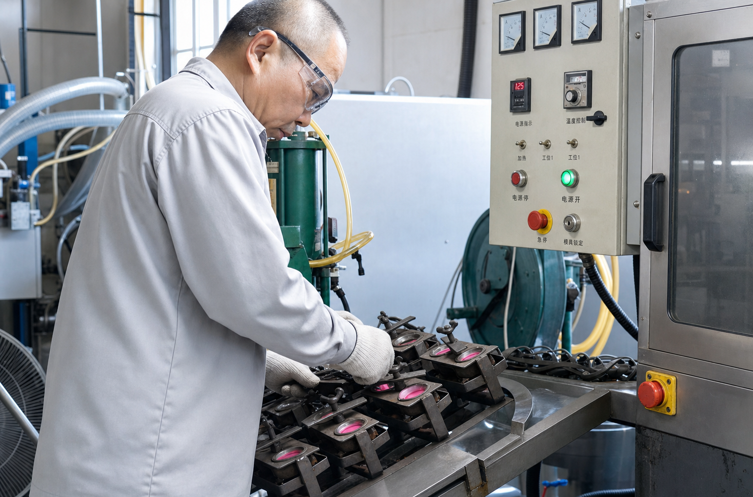 Toy factory injection molding production process